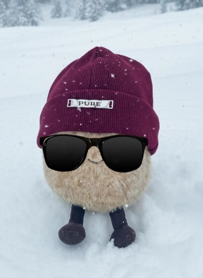 Mini Doll Beanie – Cute Everyday Hat for Plush Dolls (Fits Head Circumference 36–57cm)