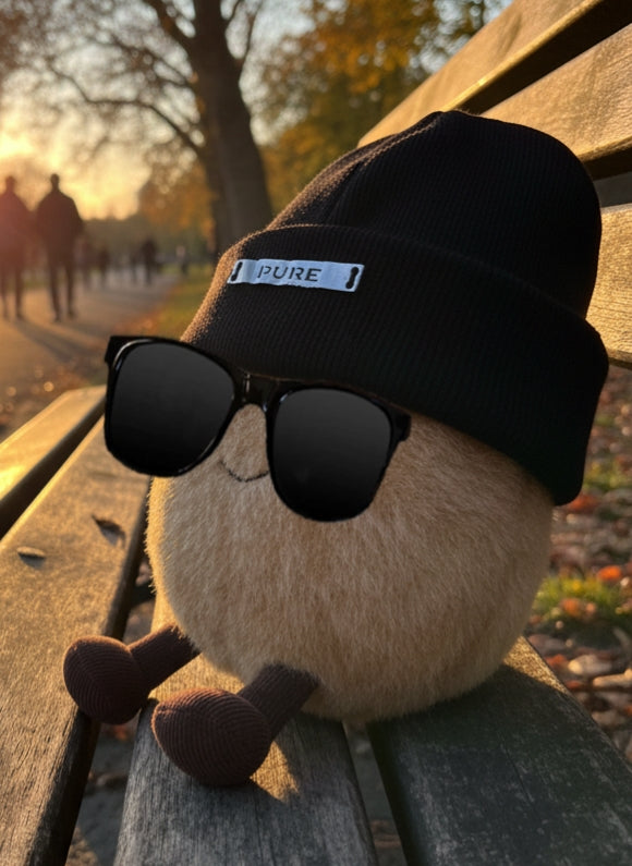 Mini Doll Beanie – Cute Everyday Hat for Plush Dolls (Fits Head Circumference 36–57cm)