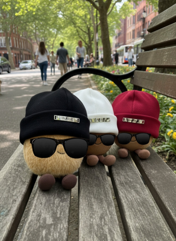 Mini Doll Beanie – Cute Everyday Hat for Plush Dolls (Fits Head Circumference 36–57cm)
