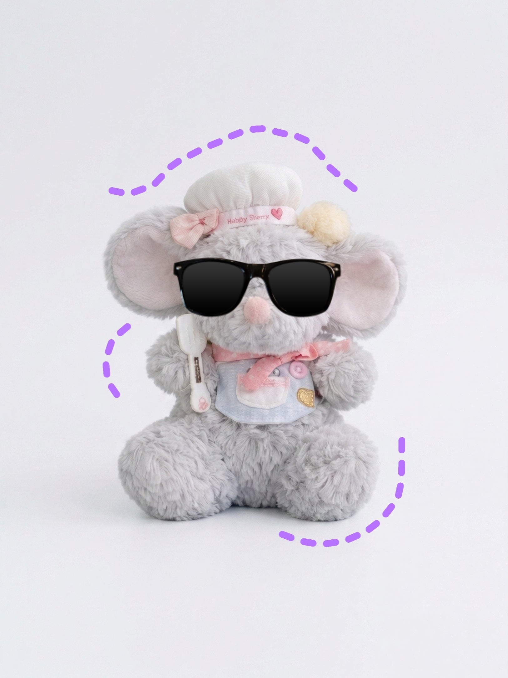 Mini Chef-Inspired Doll Outfit – Sweet Pastel Kitchen Style (suitable for 15–17 cm dolls) – hero photo