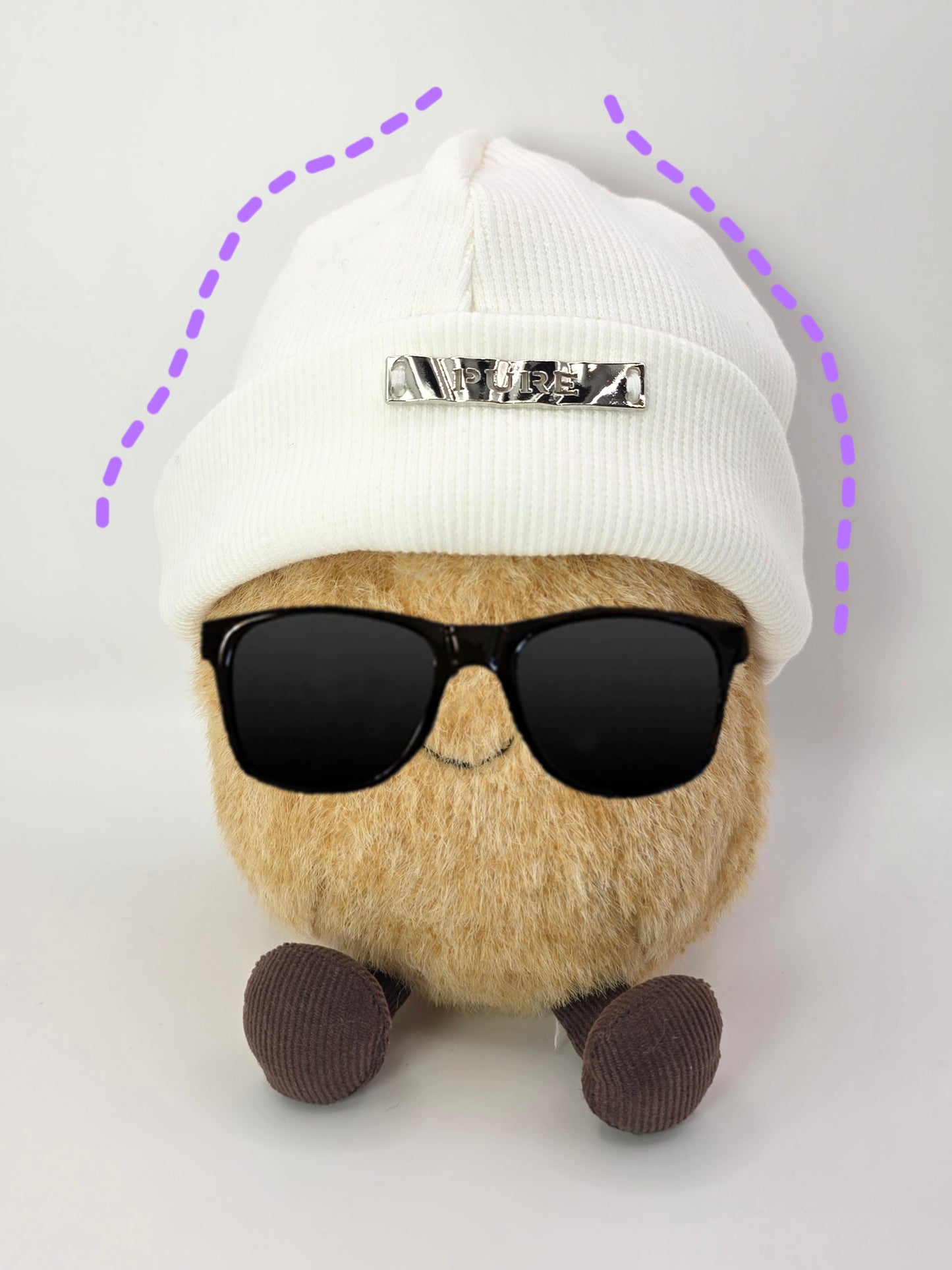 Mini Doll Beanie – Cute Everyday Hat for Plush Dolls (Fits Head Circumference 36–57cm) – gallery 02