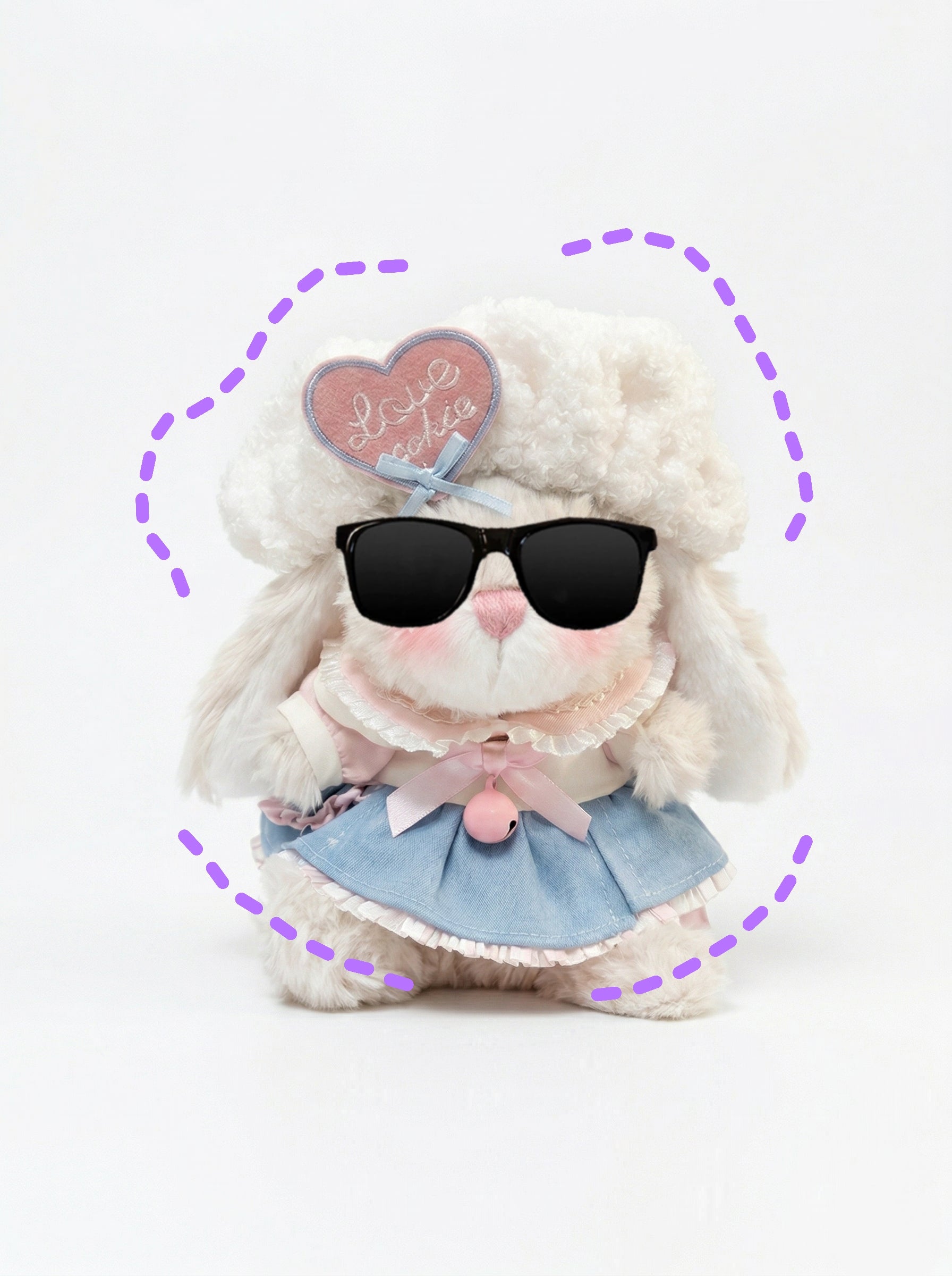 Mini Love Bonnet Doll Outfit – Sweet Academy Style (suitable for 15–17 cm dolls) – hero photo