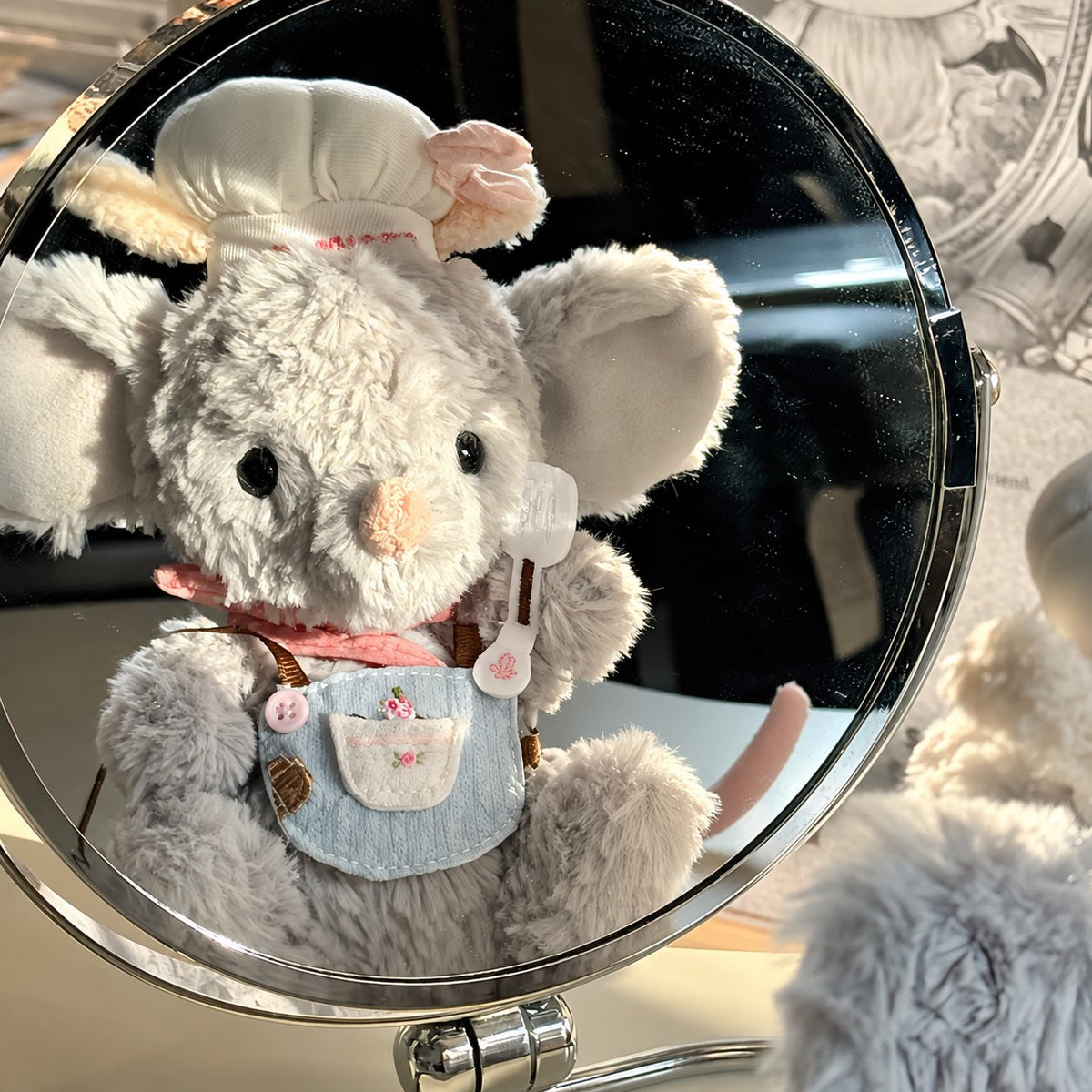Doll Outfit Set for 15cm Grey Mouse Plush – 8 Styles (Pajama, Birthday, Chef & More)