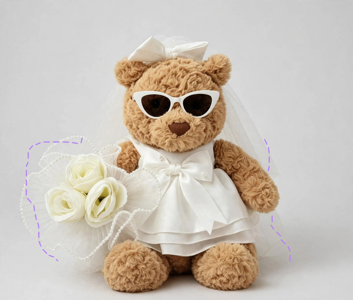 Mini Wedding Doll Outfit Set – 3 Styles (Groom & Bride)
